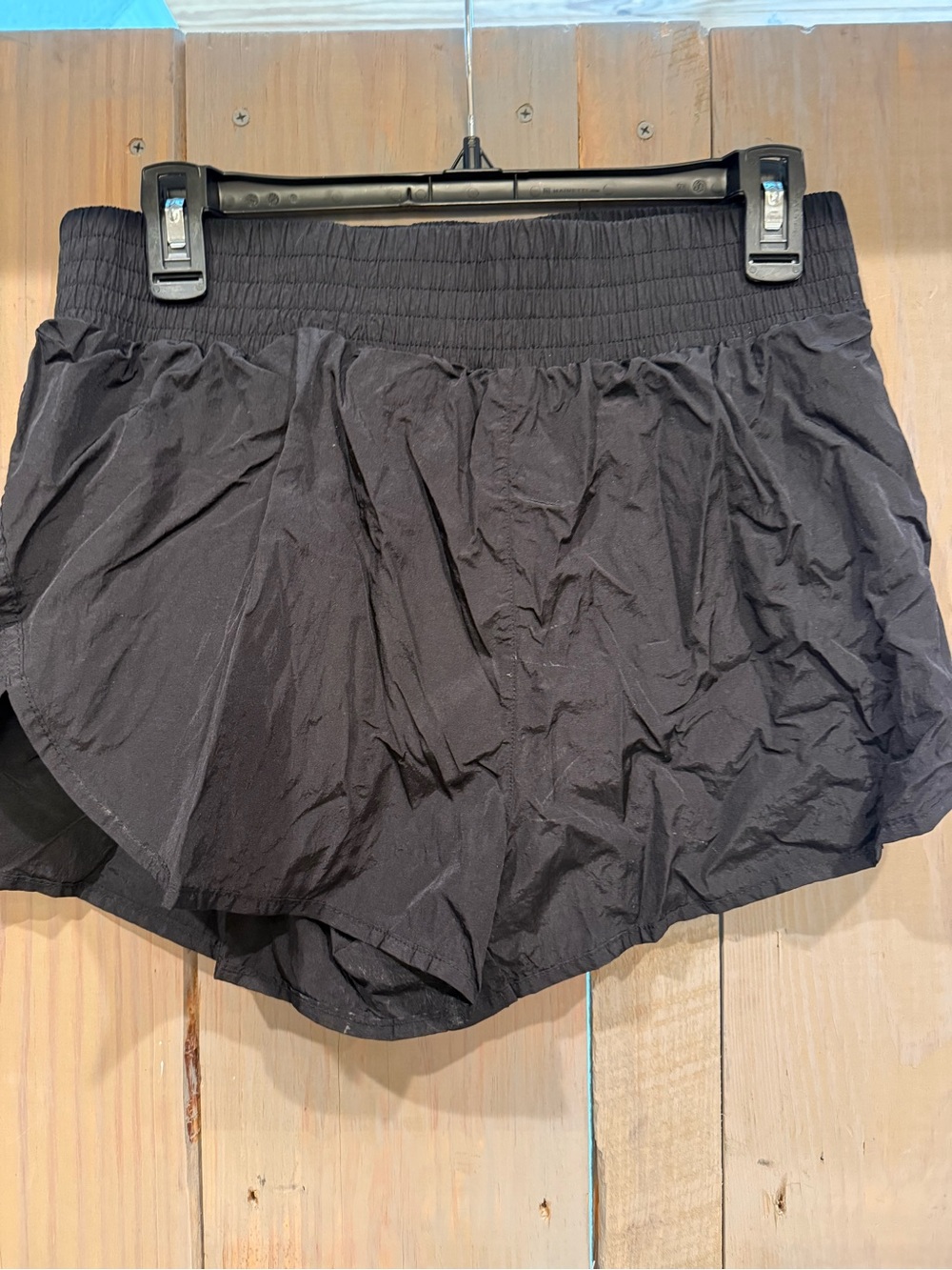 Z Supply Black Women’s Athletic Shorts with Wide Elastic Waistband